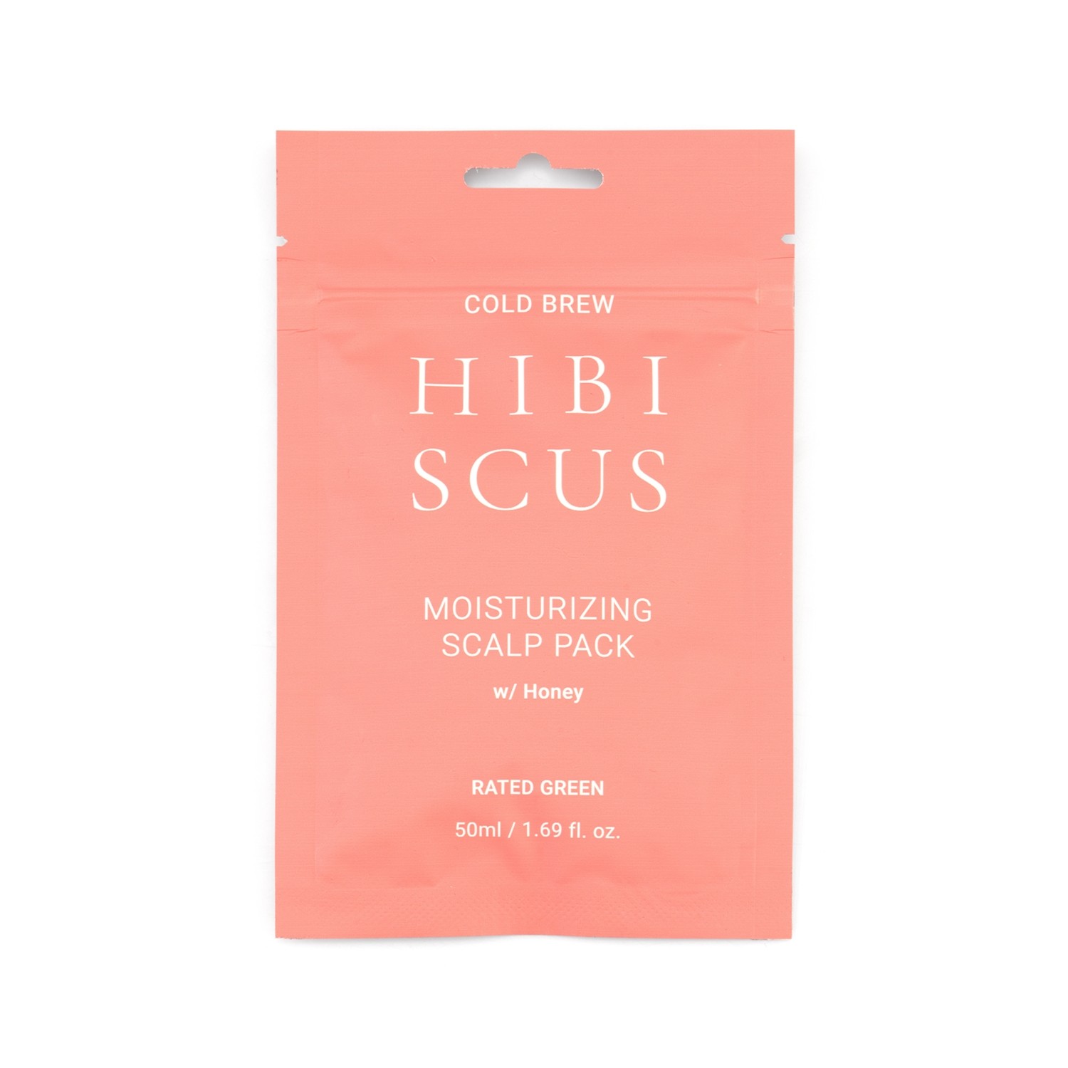 Rated Green Cold Brew Hibiscus Moisturizing Scalp Pack — Увлажняющая маска для кожи головы с соком гибискуса, 50 мл