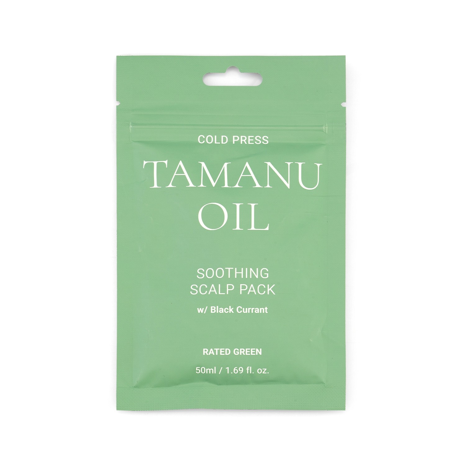 Rated Green Cold Press Tamanu Soothing Scalp Pack —  Успокаивающая маска для кожи головы с маслом таману, 50 мл